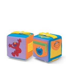 Gund, Sesame Street, Educational Play, Dress Me Activity Cube 5