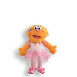 Gund, Sesame Street, Hand Puppets, Zoe Full Body Puppet 14