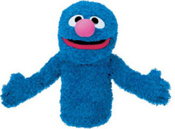 Gund, Sesame Street, Hand Puppets, Grover Hand Puppet 11