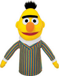 Gund, Sesame Street, Hand Puppets, Bert Hand Puppet 13