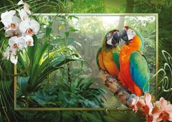 Ravensburger 1000 Piece Puzzle - Cozy Macaws