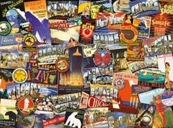 Ravensburger 1000 Piece Puzzle - Road Trip USA