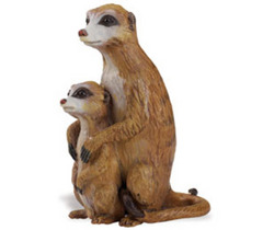 Safari LTD, Incredible Creatures, Meerkat with Baby