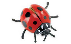 Safari LTD, Hidden Kingdom Insects, Red Ladybug