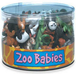 Safari LTD, Bags, Bins & Sets, Bulk Bins, Zoo Babies Bulk Bin