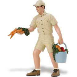 Safari LTD, Safari People, John the Zookeeper with Carrots