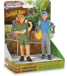 Safari LTD, Safari People, Joe & Jane Zookeepers on Platform