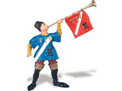 Safari LTD, Knights & Horses, Knight with Trumpet