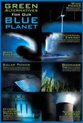 Safari LTD, Science Posters, Green Alternatives Non Laminated Poster