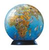 Ravensburger 240 pc PuzzleBall - Illistrated World Map