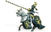 Safari LTD, Knights & Horses, Horse with Black Robe and Gold Dragon